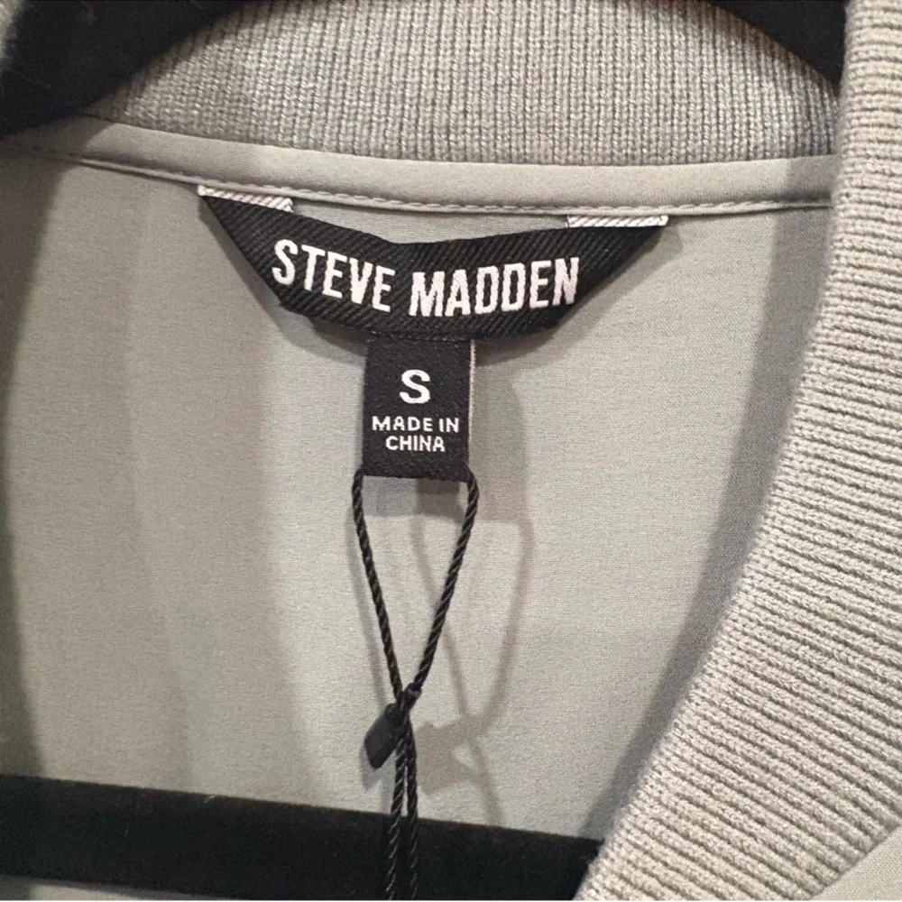 Steve Madden $119 Alena Jumpsuit Misty Jade High Rise Straight Leg Cargo Small - Picture 4 of 12